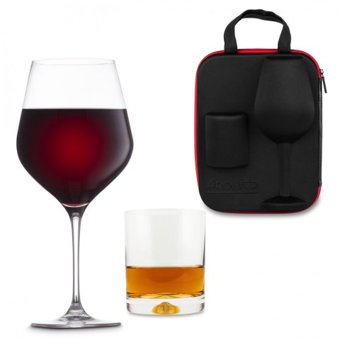 Etui dla Pary dwojga z kieliszkiem i szklanką Etui dla Pary dwojga z kieliszkiem i szklanką