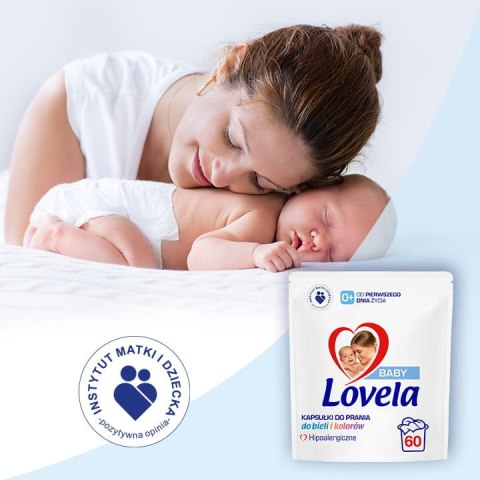 Lovela Baby uniwersalne kapsułki do prania 60 sztuk Lovela Baby uniwersalne kapsułki do prania 60 sztuk
