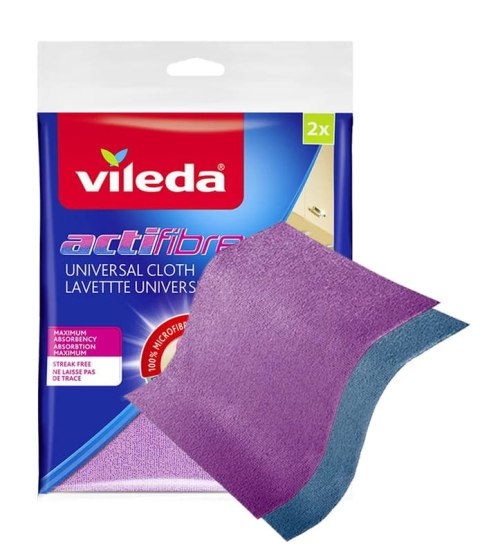 Ściereczka Vileda ACTIFIBRE 2 szt. Ściereczka Vileda ACTIFIBRE 2 szt.