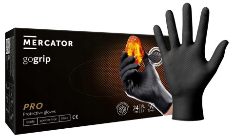 Rękawice Nitrylowe 50 szt. Gogrip Black - 10 op. (L 8-9) Rękawice Nitrylowe 50 szt. Gogrip Black - 10 op. (L 8-9)