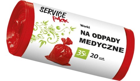 SP Worki na odpady MEDYCZNE LDPE 35L 20szt SP Worki na odpady MEDYCZNE LDPE 35L 20szt