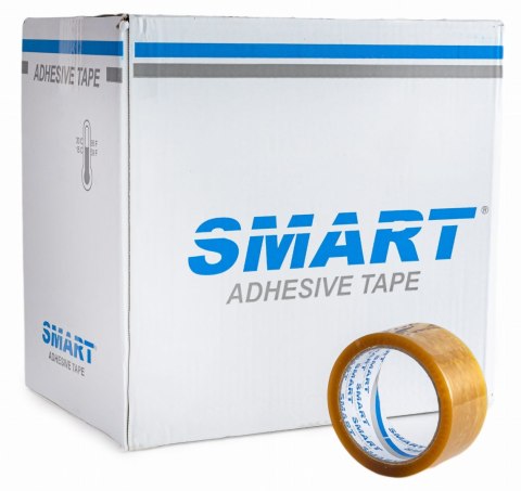 Taśma Pakowa SMART Transparent Kauczuk Naturalny (SOLVENT) 48/132y - 6 szt. Taśma Pakowa SMART Transparent Kauczuk Naturalny (SOLVENT) 48/132y - 6 szt.