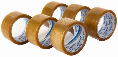 Taśma Pakowa SMART Transparent Kauczuk Naturalny (SOLVENT) 48/60y Taśma Pakowa SMART Transparent Kauczuk Naturalny (SOLVENT) 48/60y