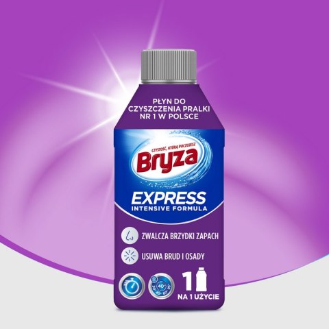 Bryza EXPRESS PŁYN DO CZYSZCZENIA PRALKI 250ml Bryza EXPRESS PŁYN DO CZYSZCZENIA PRALKI 250ml