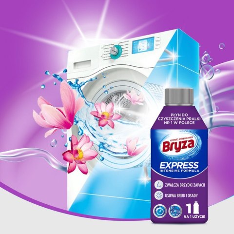 Bryza EXPRESS PŁYN DO CZYSZCZENIA PRALKI 250ml Bryza EXPRESS PŁYN DO CZYSZCZENIA PRALKI 250ml