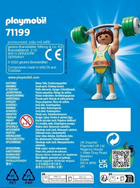 Playmobil - 71199 - Sztangista Playmobil - 71199 - Sztangista