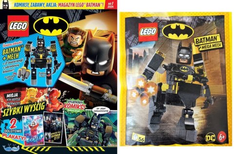 Czasopismo Nr. 01.2024 LEGO Batman MEGA MECH - 212401 Czasopismo Nr. 01.2024 LEGO Batman MEGA MECH - 212401