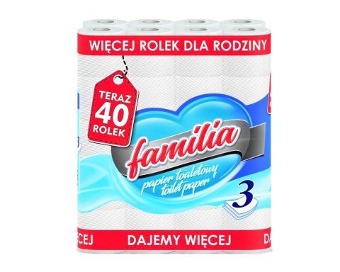 Papier toaletowy 40R FAMILIA 3W - 80 Rolek Papier toaletowy 40R FAMILIA 3W - 80 Rolek
