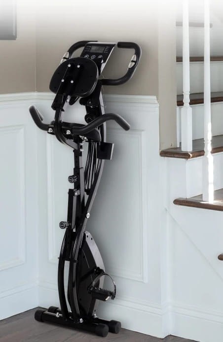 Rower Stacjonarny 2w1 Składany Magnetyczny Czarny PAKO A90-196