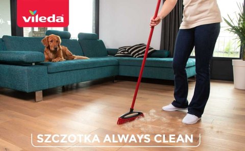 Vileda Pet Pro Szczotka do zamiatania sierści i włosów Always Clean Vileda Pet Pro Szczotka do zamiatania sierści i włosów Always Clean