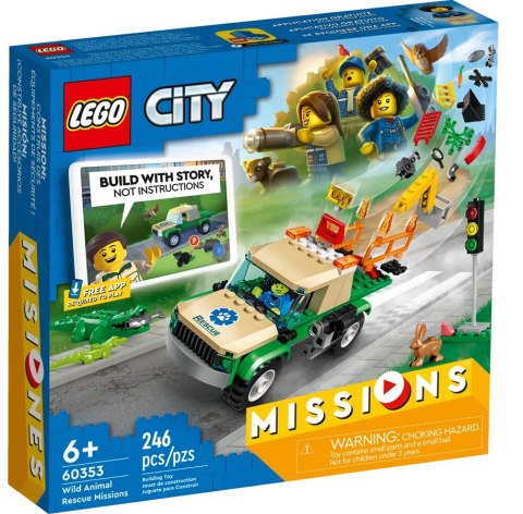 60353 - LEGO City - Misje ratowania dzikich zwierząt 60353 - LEGO City - Misje ratowania dzikich zwierząt