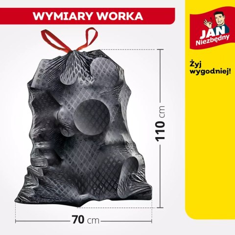 Jan Niezbędny Worki LD Magnum Flex Taśma 120L 8szt. - 1 op. Jan Niezbędny Worki LD Magnum Flex Taśma 120L 8szt. - 1 op.