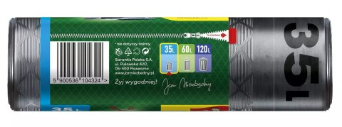 Jan Niezbędny Worki LD Magnum Flex Taśma 35L 15szt. - 1 op. Jan Niezbędny Worki LD Magnum Flex Taśma 35L 15szt. - 1 op.