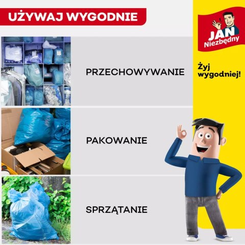Jan Niezbędny Worki LD Magnum Flex Taśma 60L 10szt. - 1 op. Jan Niezbędny Worki LD Magnum Flex Taśma 60L 10szt. - 1 op.