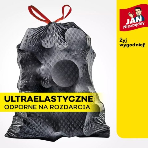 Jan Niezbędny Worki LD Magnum Flex Taśma 60L 10szt. - 1 op. Jan Niezbędny Worki LD Magnum Flex Taśma 60L 10szt. - 1 op.