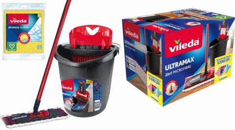 Vileda Ultramax BOX + ściereczki Viledy Vileda Ultramax BOX + ściereczki Viledy