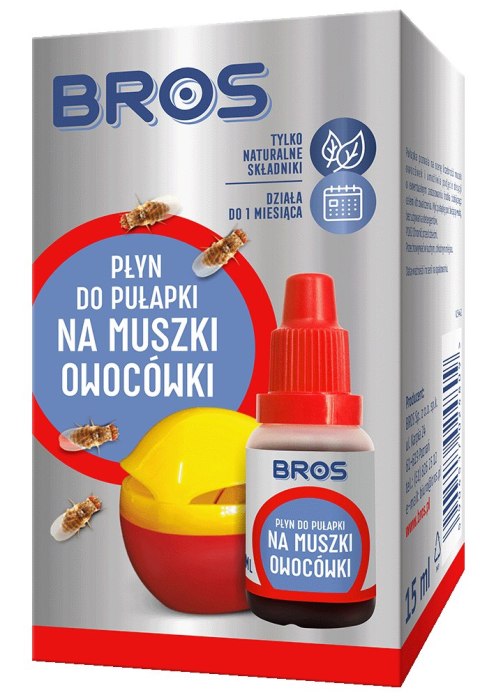 BROS - płyn do pułapki na muszki owocówki 15ml BROS - płyn do pułapki na muszki owocówki 15ml