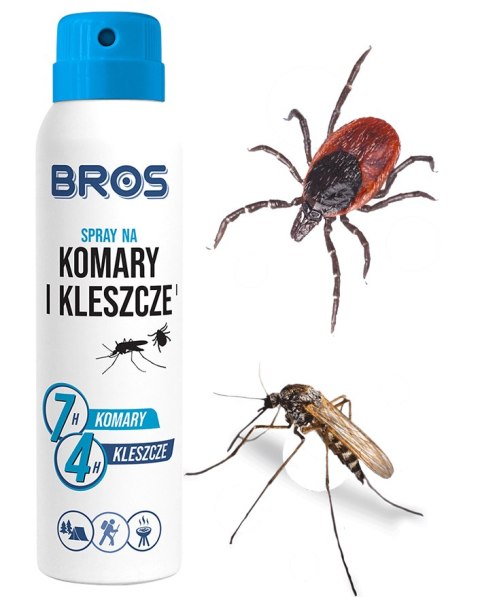 BROS - spray na komary i kleszcze 90ml - 1 szt. BROS - spray na komary i kleszcze 90ml - 1 szt.