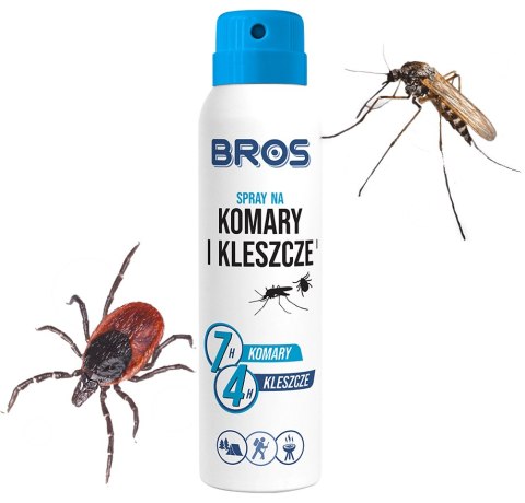 BROS - spray na komary i kleszcze 90ml - 1 szt. BROS - spray na komary i kleszcze 90ml - 1 szt.
