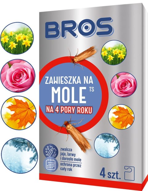 BROS - zawieszka na mole 4 pory roku 4szt BROS - zawieszka na mole 4 pory roku 4szt