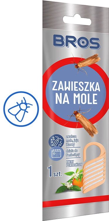 BROS - zawieszka na mole kwiat pomarańczy - 1 szt. BROS - zawieszka na mole kwiat pomarańczy - 1 szt.
