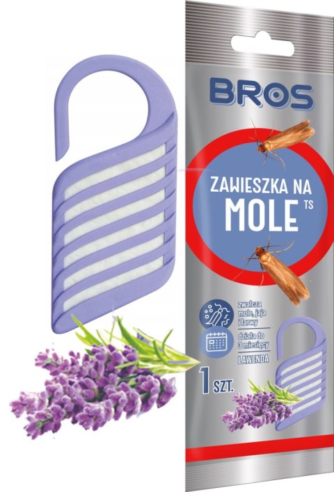 BROS - zawieszka na mole lawendowa - 1 szt. BROS - zawieszka na mole lawendowa - 1 szt.