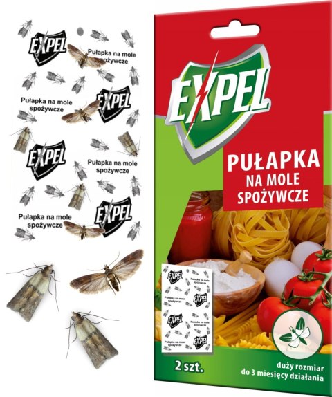 EXPEL - pułapka na mole spożywcze 2 szt. EXPEL - pułapka na mole spożywcze 2 szt.