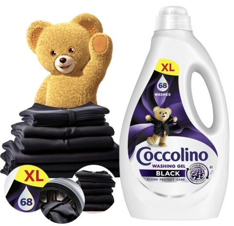 Coccolino Black & Dark XL Żel Do Prania Czarnych i Ciemnych Tkanin 68 Prań 2,72l Coccolino Black & Dark XL Żel Do Prania Czarnych i Ciemnych Tkanin 68 Prań 2,72l