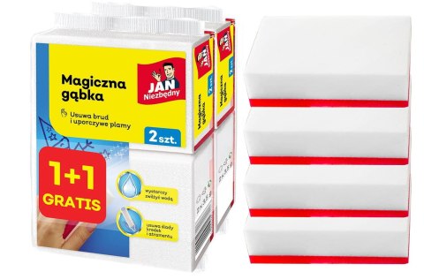Jan Niezbędny Magiczna Gąbka 4 szt. Jan Niezbędny Magiczna Gąbka 4 szt.