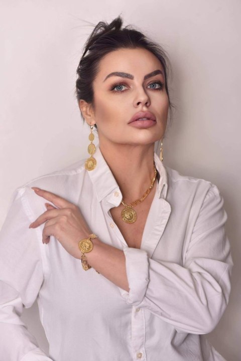 Bransoletka z grecką monetą (B15/TGU/13AU) Bransoletka z grecką monetą (B15/TGU/13AU)