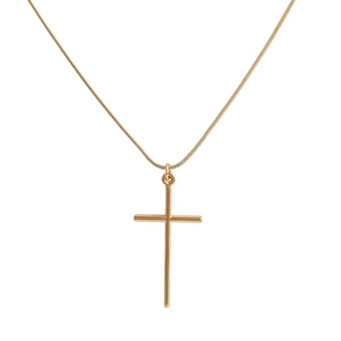 Naszyjnik żmijka z krzyżem 55 cm (C22/MEN/48/1Au) Naszyjnik żmijka z krzyżem 55 cm (C22/MEN/48/1Au)