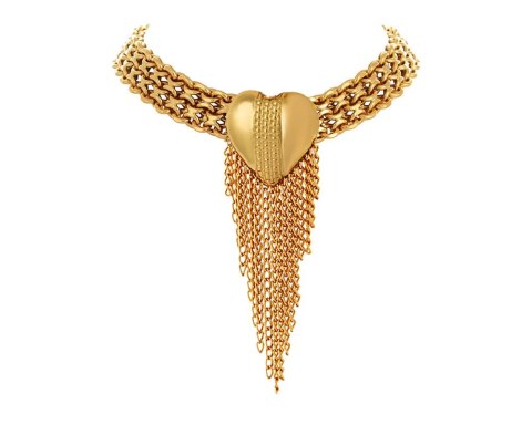 Choker z sercem z łańcuszkami z kolekcji Heart Harmony (C23/ZIM/28/2AU) Choker z sercem z łańcuszkami z kolekcji Heart Harmony (C23/ZIM/28/2AU)