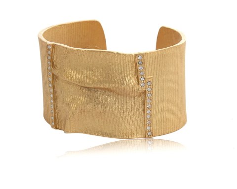 Szeroka bransoletka z kryształkami Preciosa z kolekcji Vintage (B24/WIO/24AU) Szeroka bransoletka z kryształkami Preciosa z kolekcji Vintage (B24/WIO/24AU)