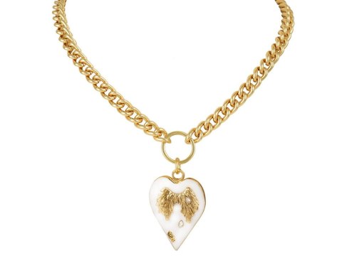 Choker z sercem z kolekcji Angel (C23/ZWE/54/1AU) Choker z sercem z kolekcji Angel (C23/ZWE/54/1AU)