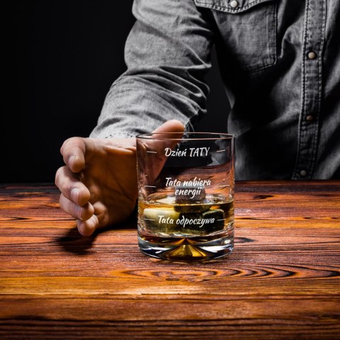Szklanka do whiskey dla Taty - Prezent na Dzień Ojca - Prezent dla Taty Szklanka do whiskey dla Taty - Prezent na Dzień Ojca - Prezent dla Taty