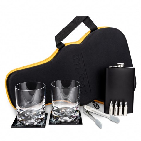 Zestaw do Whisky drinków w etui gitara Froster Zestaw do Whisky drinków w etui gitara Froster
