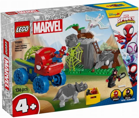 11199 - LEGO Super Heroes - Misja ratunkowa zespołu Spidey'ego w dinoterenówce 11199 - LEGO Super Heroes - Misja ratunkowa zespołu Spidey'ego w dinoterenówce