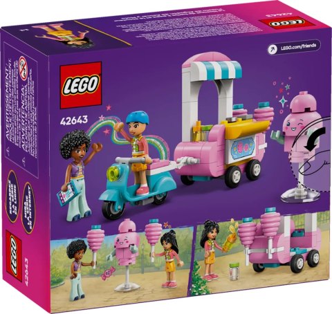 42643 - LEGO Friends - Stoisko z watą cukrową i skuter 42643 - LEGO Friends - Stoisko z watą cukrową i skuter
