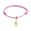 Bransoletka Aria Music Charms z kluczem wiolinowym z kolekcji Aria Martelle (B24/NUT/10)