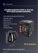 Czajnik Elektryczny 1L 24v Na Wtyczkę Samochodową Tekson