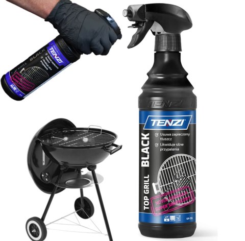 TENZI TOP GRILL BLACK Środek Do Czyszczenia Grilla Piekarnika Rusztu Okapów 600 ml TENZI TOP GRILL BLACK Środek Do Czyszczenia Grilla Piekarnika Rusztu Okapów 600 ml