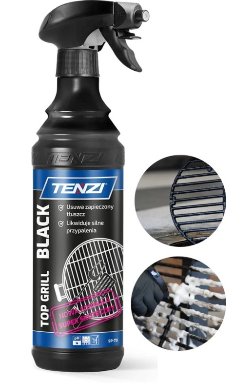 TENZI TOP GRILL BLACK Środek Do Czyszczenia Grilla Piekarnika Rusztu Okapów 600 ml TENZI TOP GRILL BLACK Środek Do Czyszczenia Grilla Piekarnika Rusztu Okapów 600 ml