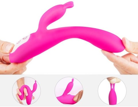 Wibrator Króliczek Podgrzewany Różowy DE-SEXY-HEAT-PNK