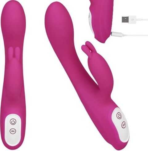 Wibrator Króliczek Podgrzewany Różowy DE-SEXY-HEAT-PNK