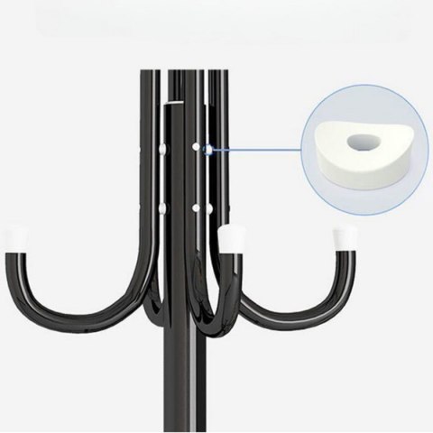 Wieszak Stojący Na Ubrania Czarny PAKO MAT-T-120