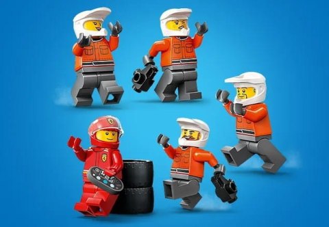60443 - LEGO City - F1® Pit stop i mechanicy z bolidem Ferrari 60443 - LEGO City - F1® Pit stop i mechanicy z bolidem Ferrari