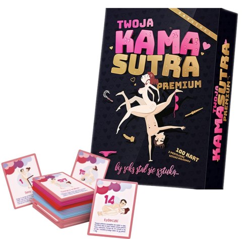 Gra Karciana Dla Dorosłych - TWOJA KAMASUTRA PREMIUM Gra Karciana Dla Dorosłych - TWOJA KAMASUTRA PREMIUM
