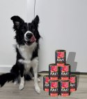 Karma Mokra Dla Psów RAFI z Wołowiną, Borówką i Żurawiną 400g - 12 szt.