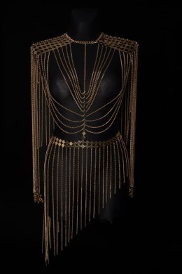 Suknia z łańcuchów i rombów z kolekcji Black and Gold (C23/FSH/39AU)
