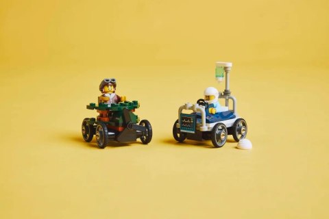 60459 - LEGO City - Zestaw wyścigówek: samolot kontra łóżko szpitalne 60459 - LEGO City - Zestaw wyścigówek: samolot kontra łóżko szpitalne